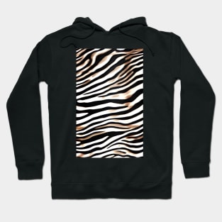 Zebra hide pattern Hoodie